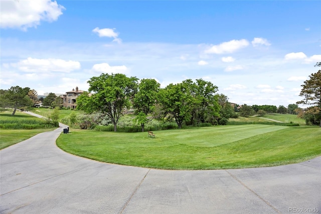 7882 Vallagio Ln, Englewood, CO 80112 - view of property's community with a yard and golf course view