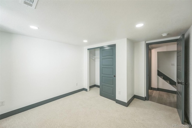 7810 Larkwood St, Commerce City, CO 80022 - unfurnished bedroom featuring carpet floors, recessed lighting, and a closet