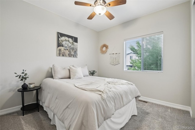 2328 Saddle Back Ct, Fort Lupton, CO 80621 - carpeted bedroom with baseboards and ceiling fan