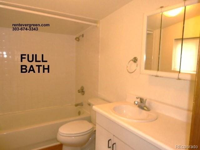 28127 Knowles Rd Unit A, B, & C, Evergreen, CO 80439 - bathroom with vanity and shower / bath combination