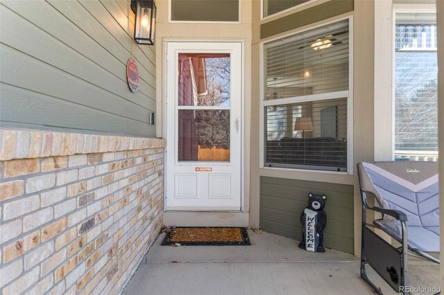 view of property entrance