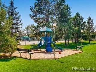 9867 W Berry Dr, Littleton, CO 80123 - communal playground featuring a yard