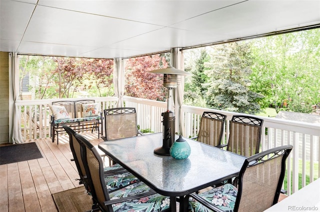 9867 W Berry Dr, Littleton, CO 80123 - deck featuring outdoor dining area