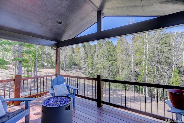 view of deck