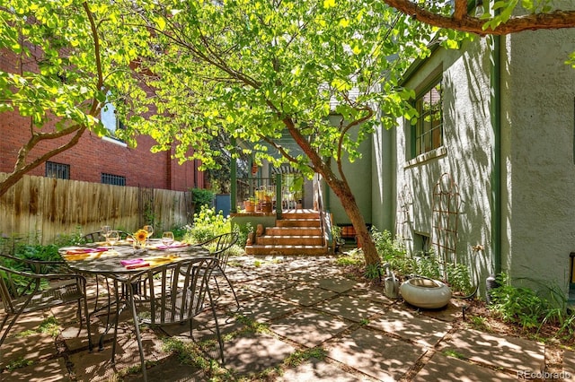 810 Milwaukee St, Denver, CO 80206 - view of patio / terrace featuring outdoor dining space