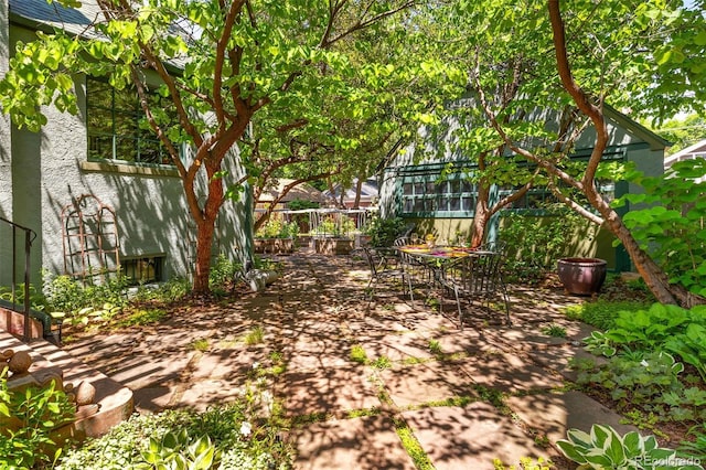 810 Milwaukee St, Denver, CO 80206 - view of yard featuring a patio and outdoor dining area