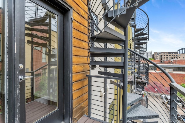 2325 Walnut St Unit 4, Denver, CO 80205 - doorway to property with a balcony