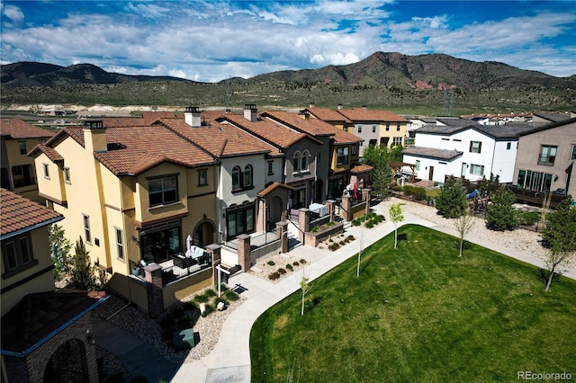 15576 W Washburn Cir, Lakewood, CO 80228 - aerial perspective of suburban area featuring mountains