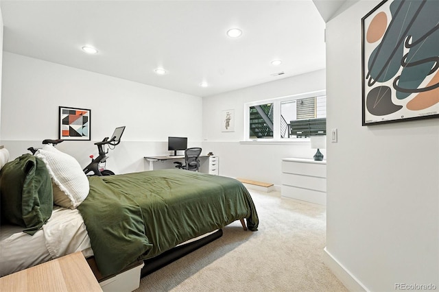 4129 Zenobia St, Denver, CO 80212 - bedroom with carpet flooring and recessed lighting