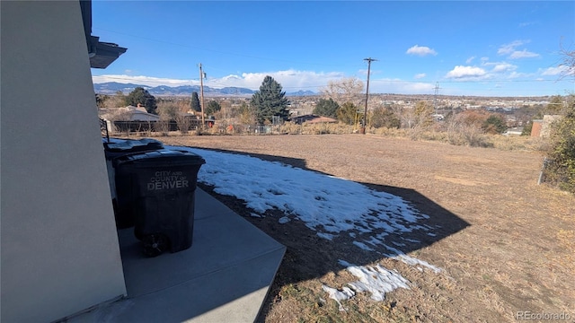 5385 W 51st Ave, Denver, CO 80212 - view of yard with a mountain view