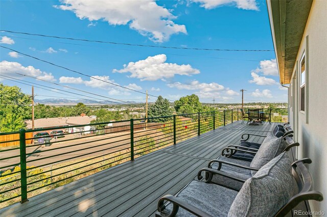 5385 W 51st Ave, Denver, CO 80212 - view of wooden terrace