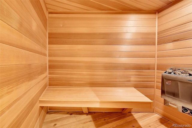24965 E Roxbury Pl, Aurora, CO 80016 - sauna / steam room featuring wooden walls and wood ceiling