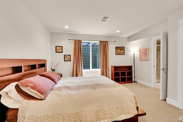 24965 E Roxbury Pl, Aurora, CO 80016 - bedroom with light colored carpet and recessed lighting
