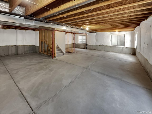 16453 E Phillips Dr, Englewood, CO 80112 - below grade area with stairway