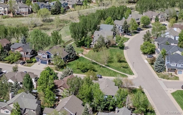 aerial overview of property's location featuring nearby suburban area