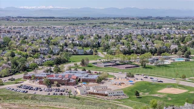drone / aerial view of mountains