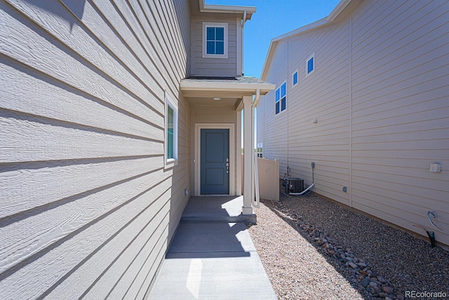 814 N Bently St, Watkins, CO 80137 - view of exterior entry with cooling unit