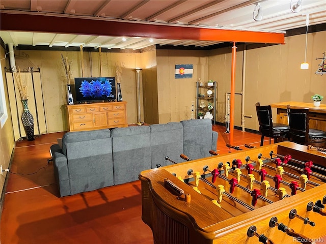view of rec room
