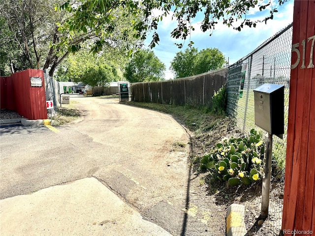 view of street