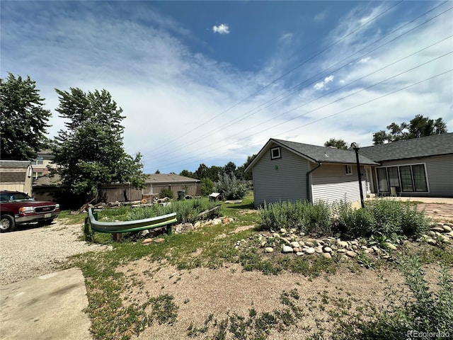 view of yard