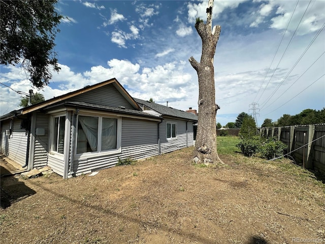 view of property exterior