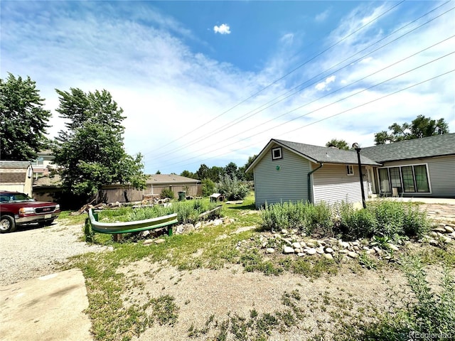 view of side of home