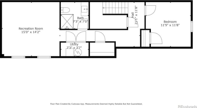 3715 Kalamath St, Denver, CO 80211 - floor plan / room layout
