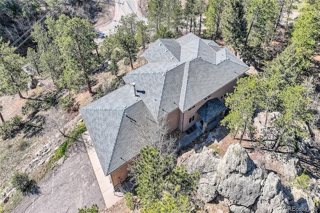 9659 S Turkey Creek Rd, Morrison, CO 80465 - view from above of property