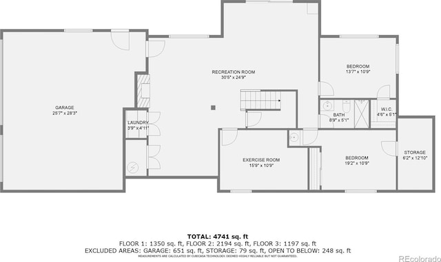 9659 S Turkey Creek Rd, Morrison, CO 80465 - room layout