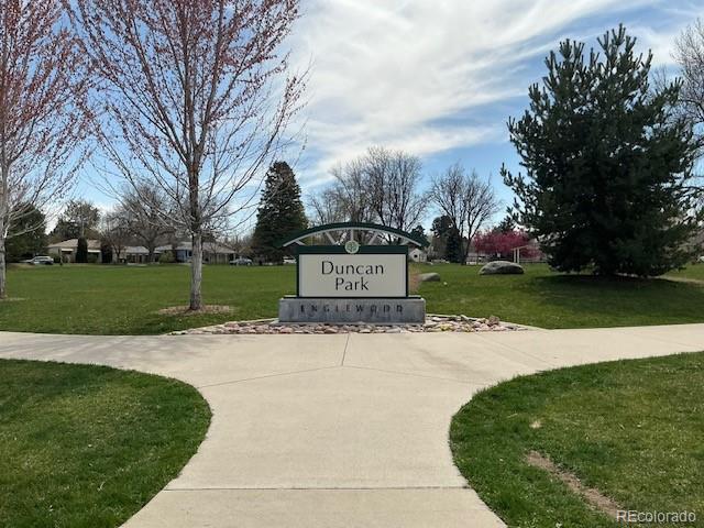 4711 S Logan St, Englewood, CO 80113 - view of community featuring a lawn