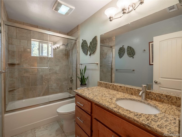 1033 H St, Salida, CO 81201 - full bath with vanity and shower / bath combination with glass door
