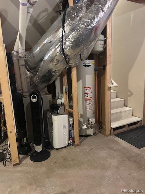 1033 H St, Salida, CO 81201 - utility room with gas water heater