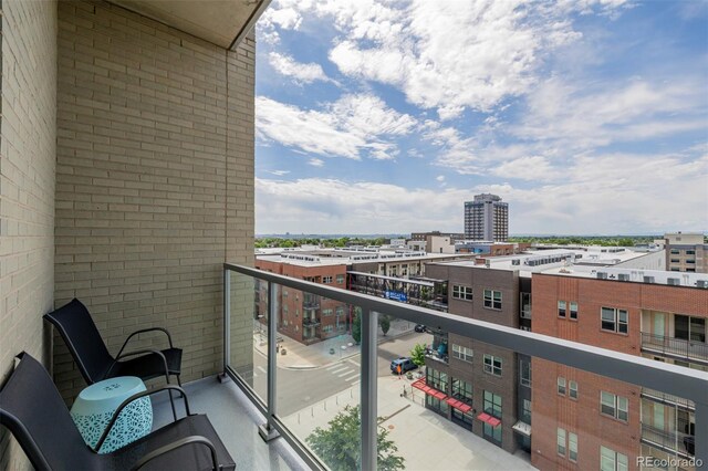 4200 W 17th Ave Unit 625, Denver, CO 80204 - balcony featuring a city view