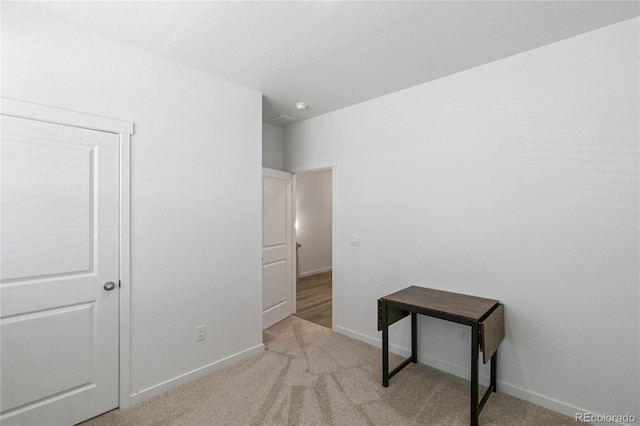 interior space with baseboards