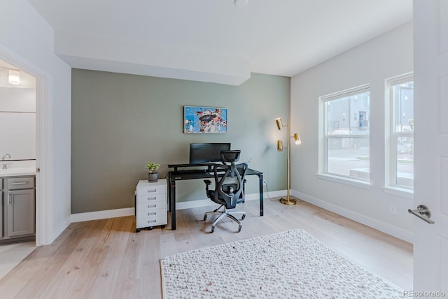 2282 Old Rail Way, Superior, CO 80027 - home office featuring light wood-style floors and baseboards