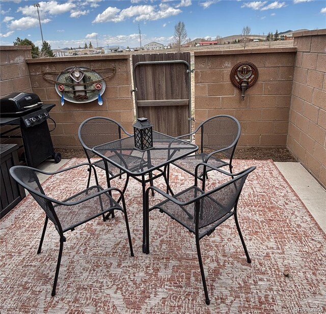 9 Granada Ct Unit 15, Westcliffe, CO 81252 - view of patio / terrace with grilling area and outdoor dining area