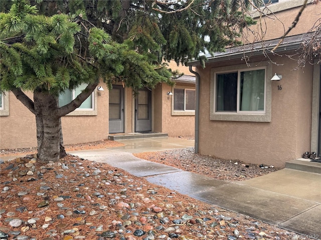 9 Granada Ct Unit 15, Westcliffe, CO 81252 - doorway to property with stucco siding