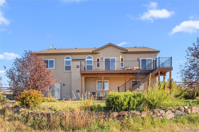 view of rear view of property