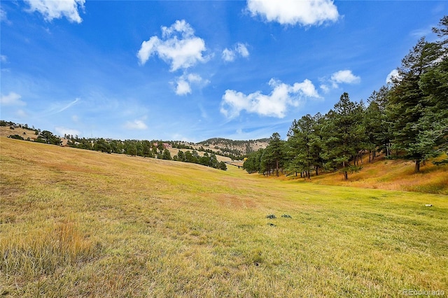 exterior space featuring a rural view