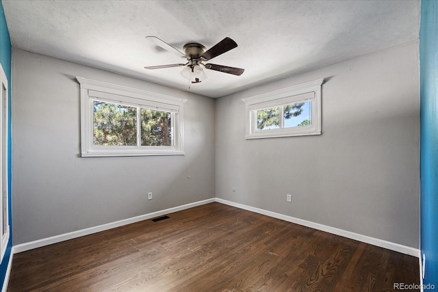 9350 Raleigh Ct, Westminster, CO 80031 - unfurnished room with a ceiling fan and dark wood-style floors