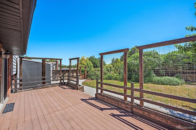 9350 Raleigh Ct, Westminster, CO 80031 - view of wooden terrace