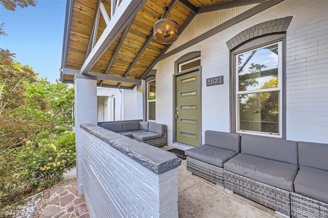 3521 Osage St, Denver, CO 80211 - view of patio / terrace featuring an outdoor living space