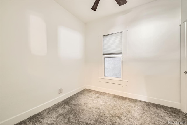 3521 Osage St, Denver, CO 80211 - unfurnished room featuring carpet, baseboards, and ceiling fan