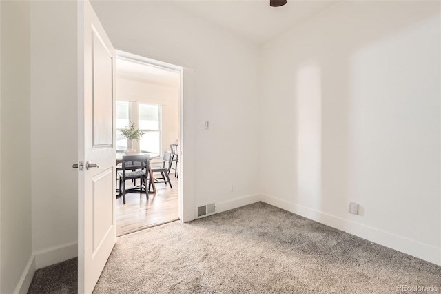 3521 Osage St, Denver, CO 80211 - empty room featuring carpet floors, baseboards, and ceiling fan