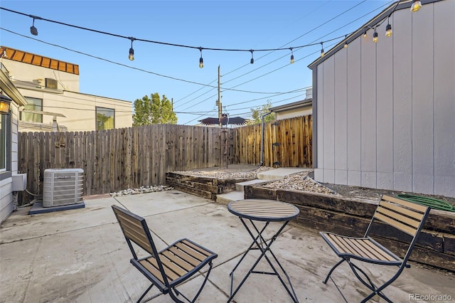 3521 Osage St, Denver, CO 80211 - fenced backyard with central AC and a patio area