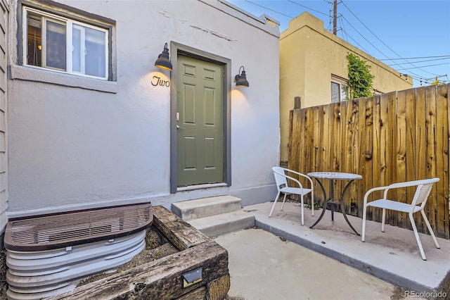 3521 Osage St, Denver, CO 80211 - property entrance with stucco siding