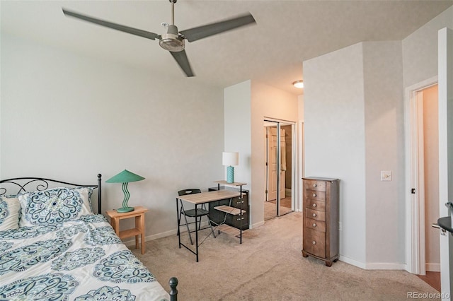 13456 Via Varra Unit 225, Broomfield, CO 80020 - carpeted bedroom with baseboards and a ceiling fan