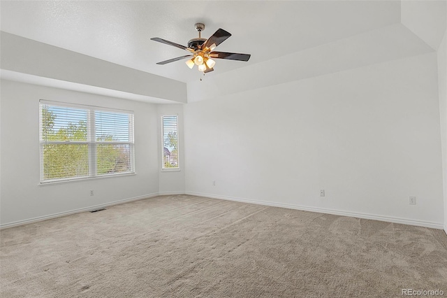 750 Capeglen Rd, Colorado Springs, CO 80906 - carpeted spare room featuring healthy amount of natural light, ceiling fan, and baseboards