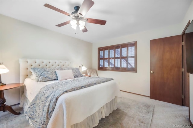 510 Silhouette Way, Monument, CO 80132 - bedroom with carpet floors and ceiling fan