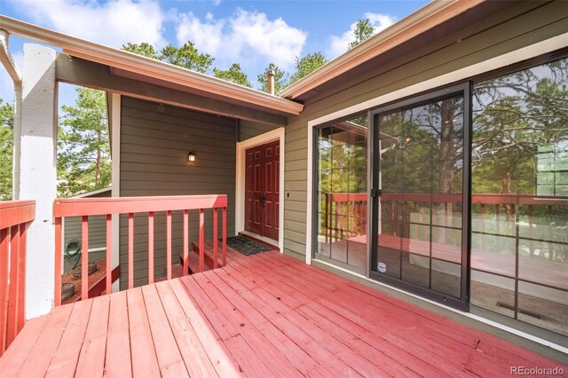510 Silhouette Way, Monument, CO 80132 - view of deck